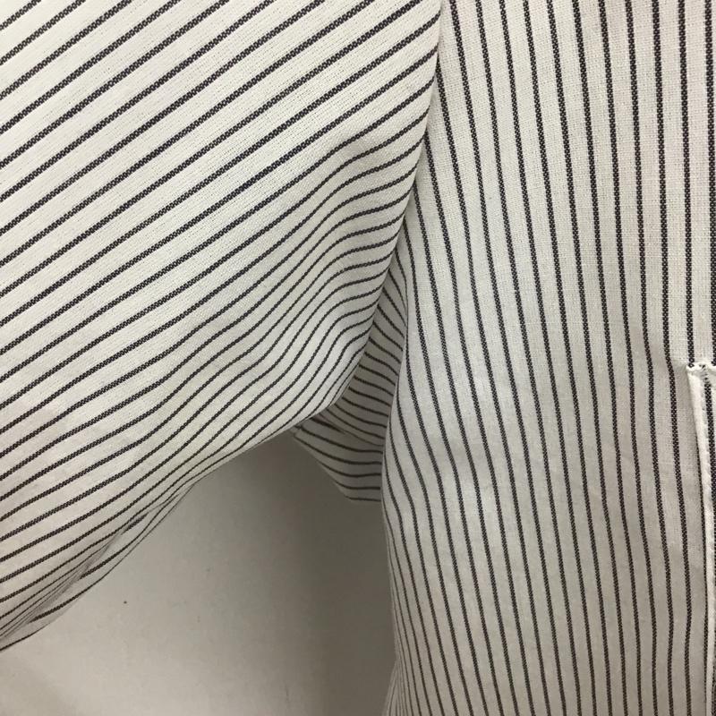 レッドキャップ RED KAP シャツ、ブラウス 半袖 ワークシャツ M ストライプ 白 / ホワイト / X 紺 / ネイビー /  メンズ USED 古着 中古 10097962