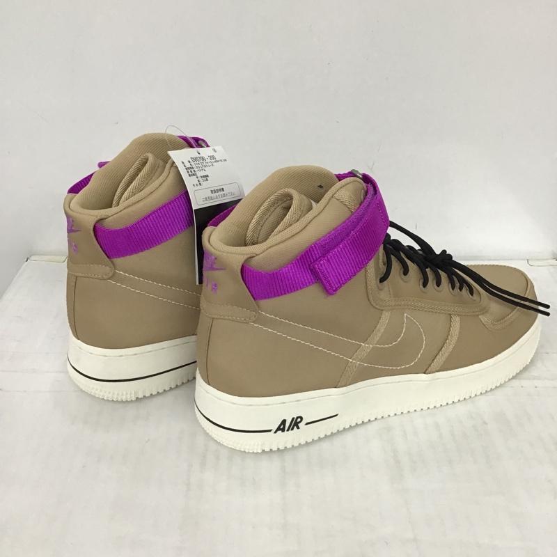 ナイキ NIKE スニーカー スニーカー DV0790 200 AIR FORCE 1 HIGH 07 LV8 28.5cm 箱有 28.5cm ロゴ、文字 ベージュ / ベージュ / X 紫 / パープル / X 白 / ホワイト /  メンズ USED 古着 中古 10097974