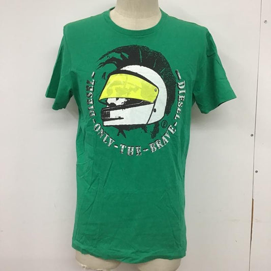 ディーゼル DIESEL Tシャツ 半袖 M プリント 緑 / グリーン /  メンズ USED 古着 中古 10097976