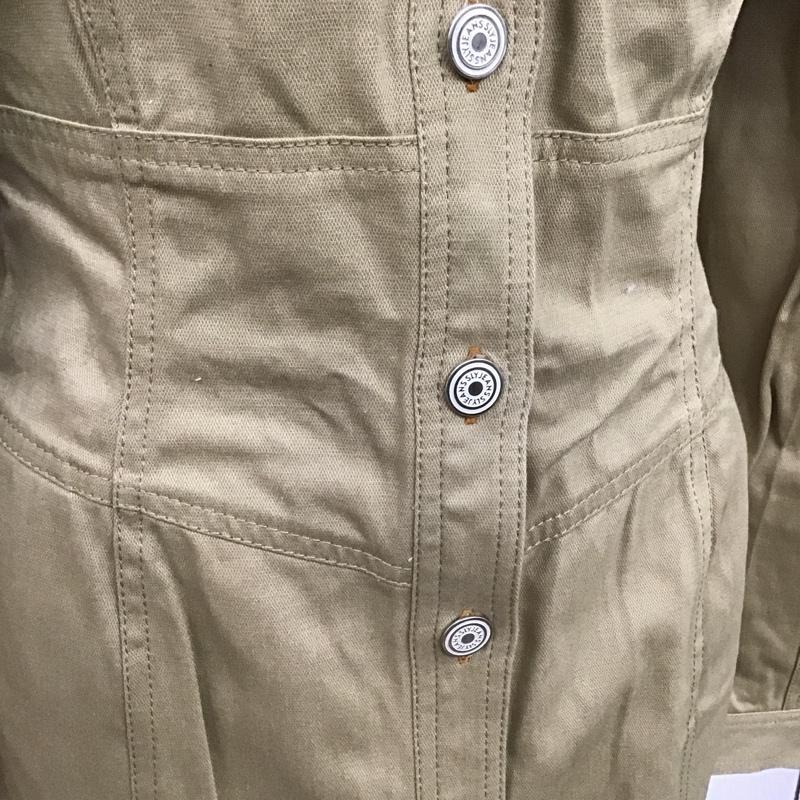 スライ SLY ワンピース ロングスカート 030BS433-1150 OPENSHOULDERMIDIOP ロングワンピース ノースリーブワンピース 前開ワンピース 1 無地 ベージュ / ベージュ /  レディース USED 古着 中古 10097987
