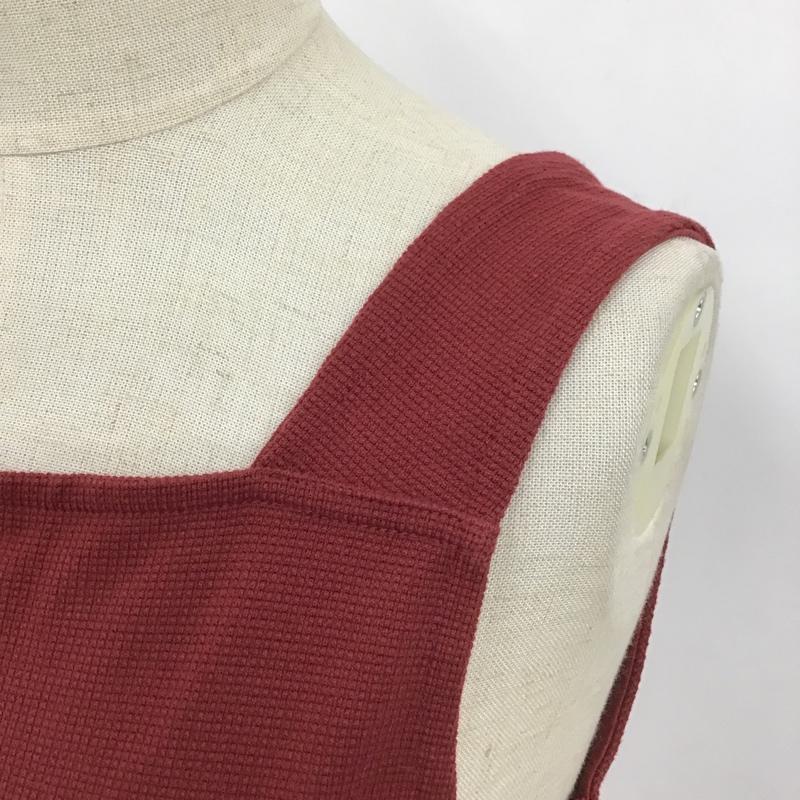 マウジー MOUSSY ワンピース ロングスカート 010AAH80-5670 BACK KNOT DRESS 鹿の子 FREE 無地 ボルドー / ボルドー /  レディース USED 古着 中古 10098002