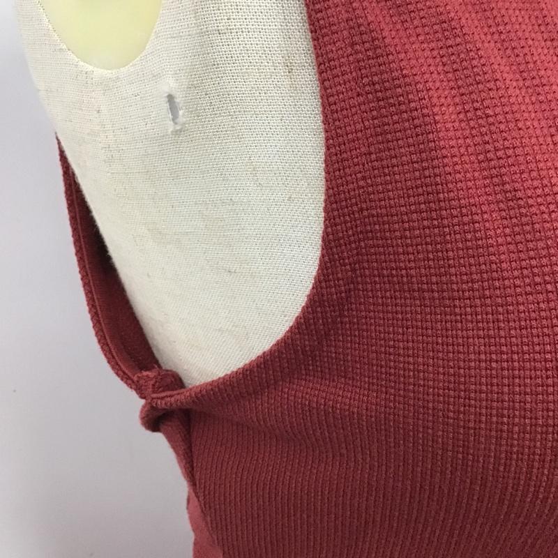マウジー MOUSSY ワンピース ロングスカート 010AAH80-5670 BACK KNOT DRESS 鹿の子 FREE 無地 ボルドー / ボルドー /  レディース USED 古着 中古 10098002
