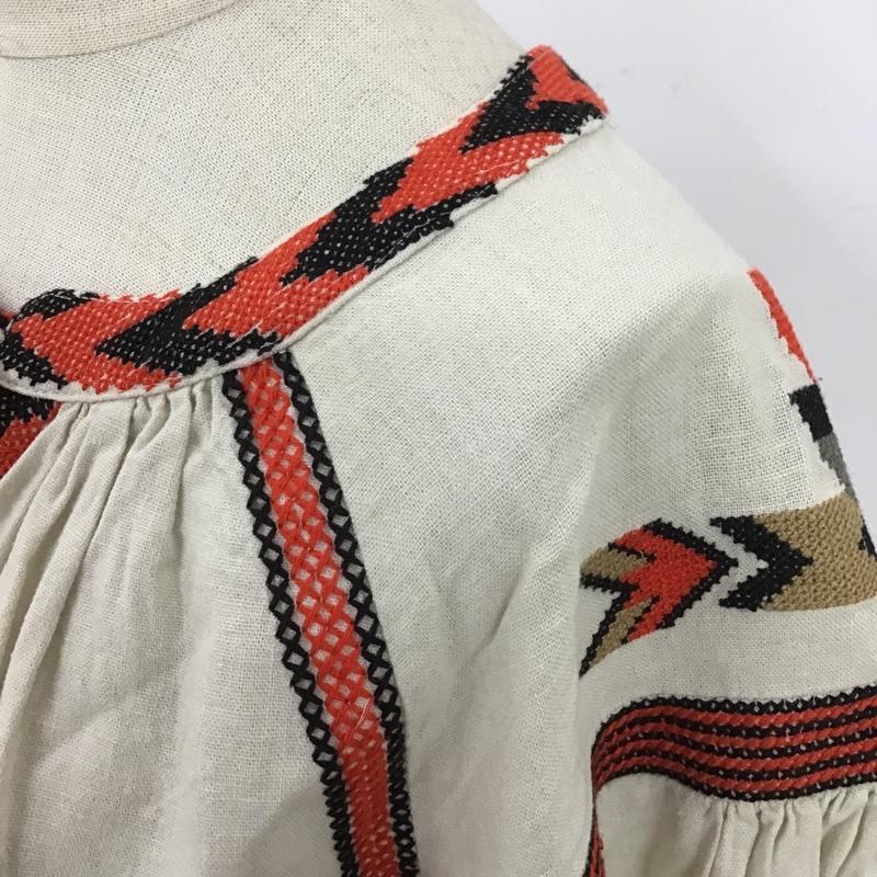 スライ SLY カットソー 長袖 0309SY30-0320 FREE 刺繍 黒 / ブラック / X 赤 / レッド / X アイボリー / アイボリー /  レディース USED 古着 中古 10098023