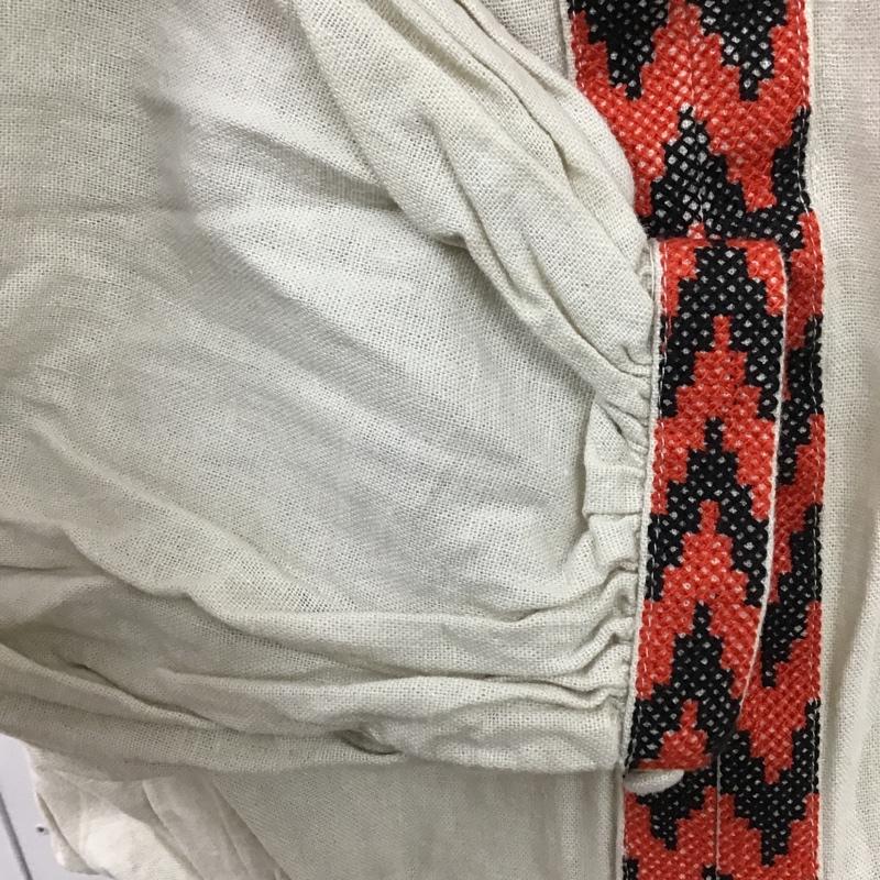 スライ SLY カットソー 長袖 0309SY30-0320 FREE 刺繍 黒 / ブラック / X 赤 / レッド / X アイボリー / アイボリー /  レディース USED 古着 中古 10098023