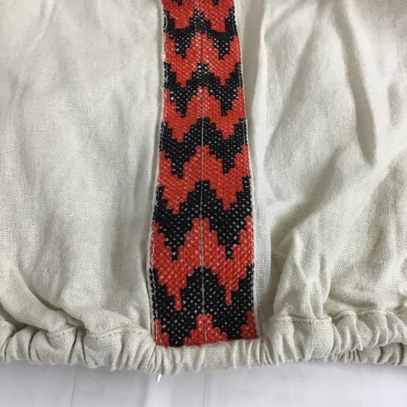 スライ SLY カットソー 長袖 0309SY30-0320 FREE 刺繍 黒 / ブラック / X 赤 / レッド / X アイボリー / アイボリー /  レディース USED 古着 中古 10098023