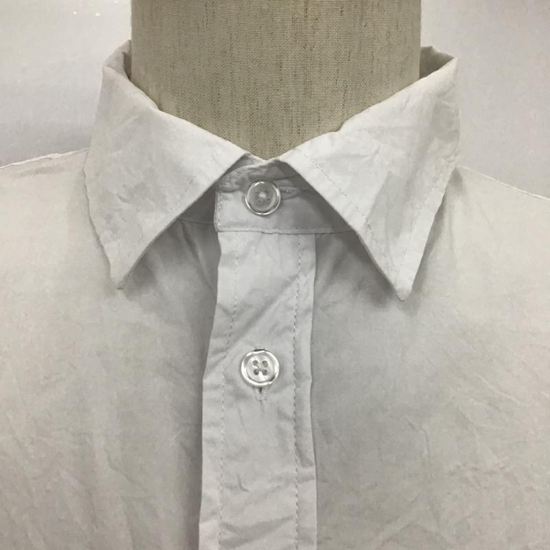 ユーエスポロアッスン U.S.POLO ASSN. シャツ、ブラウス 半袖 PL12703 ビックシルエットシャツ 半袖シャツ カラーシャツ カジュアルシャツ L ロゴ、文字 白 / ホワイト /  メンズ USED 古着 中古 10098032