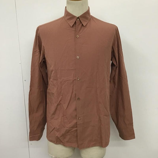 ラッドミュージシャン LAD MUSICIAN シャツ、ブラウス 長袖 2314-101 長袖シャツ カラーシャツ カジュアルシャツ 44 無地 茶 / ブラウン /  メンズ USED 古着 中古 10098034