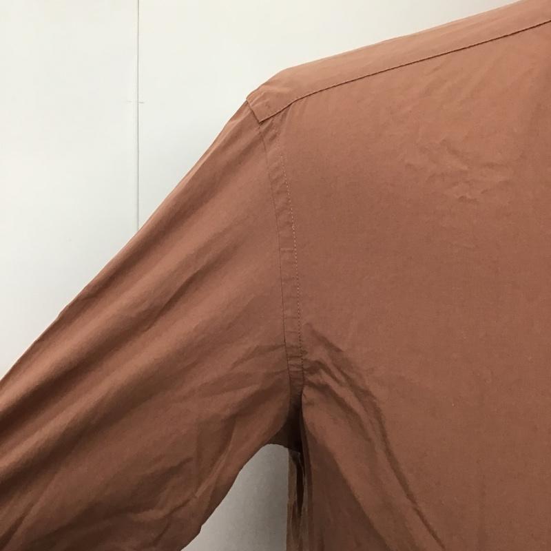 ラッドミュージシャン LAD MUSICIAN シャツ、ブラウス 長袖 2314-101 長袖シャツ カラーシャツ カジュアルシャツ 44 無地 茶 / ブラウン /  メンズ USED 古着 中古 10098034