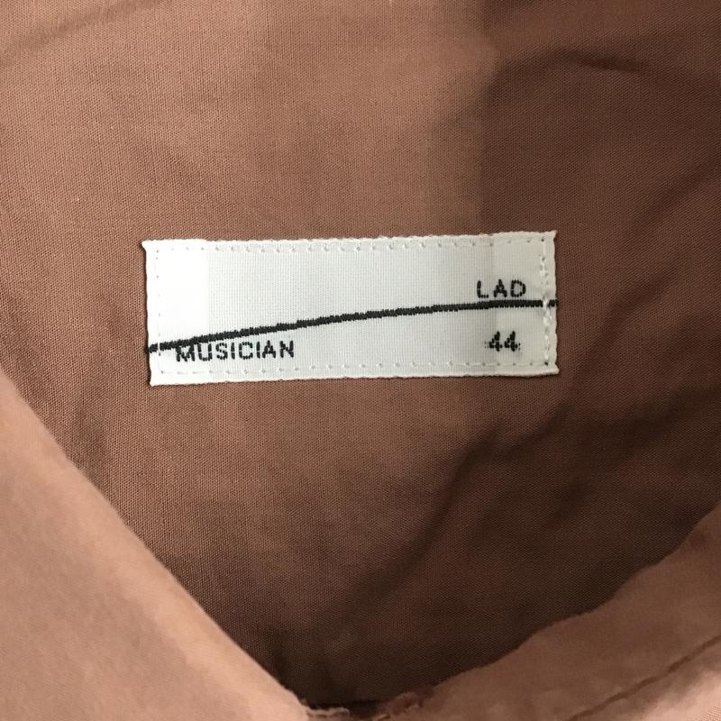 ラッドミュージシャン LAD MUSICIAN シャツ、ブラウス 長袖 2314-101 長袖シャツ カラーシャツ カジュアルシャツ 44 無地 茶 / ブラウン /  メンズ USED 古着 中古 10098034