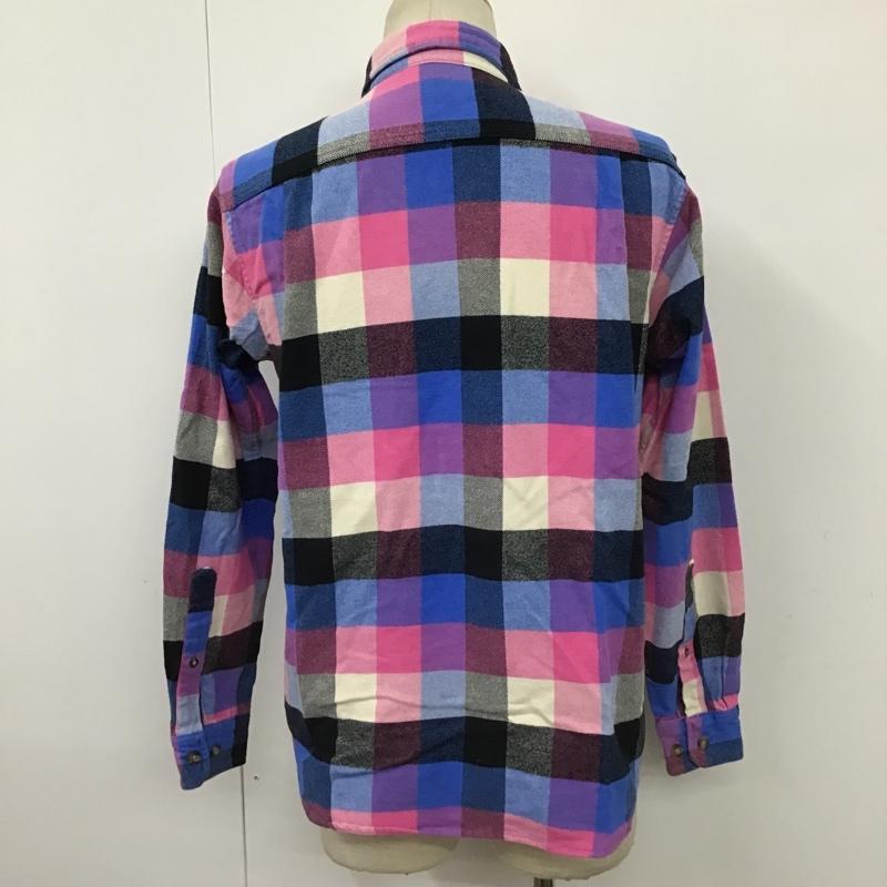 コロンビア Columbia シャツ、ブラウス 長袖 210 PM7705 ネルシャツ 長袖シャツ チェックシャツ フェルトシャツ S チェック マルチカラー / マルチカラー /  メンズ USED 古着 中古 10098039