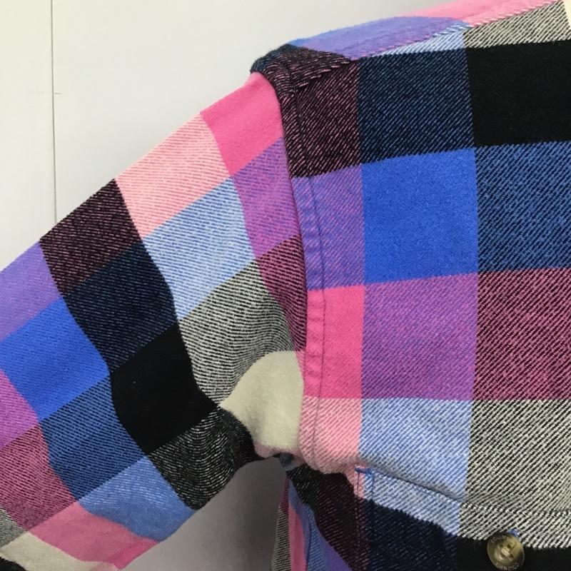 コロンビア Columbia シャツ、ブラウス 長袖 210 PM7705 ネルシャツ 長袖シャツ チェックシャツ フェルトシャツ S チェック マルチカラー / マルチカラー /  メンズ USED 古着 中古 10098039