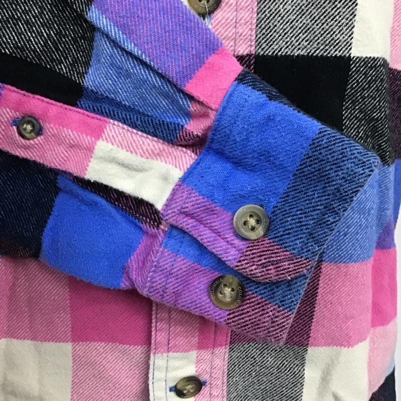 コロンビア Columbia シャツ、ブラウス 長袖 210 PM7705 ネルシャツ 長袖シャツ チェックシャツ フェルトシャツ S チェック マルチカラー / マルチカラー /  メンズ USED 古着 中古 10098039