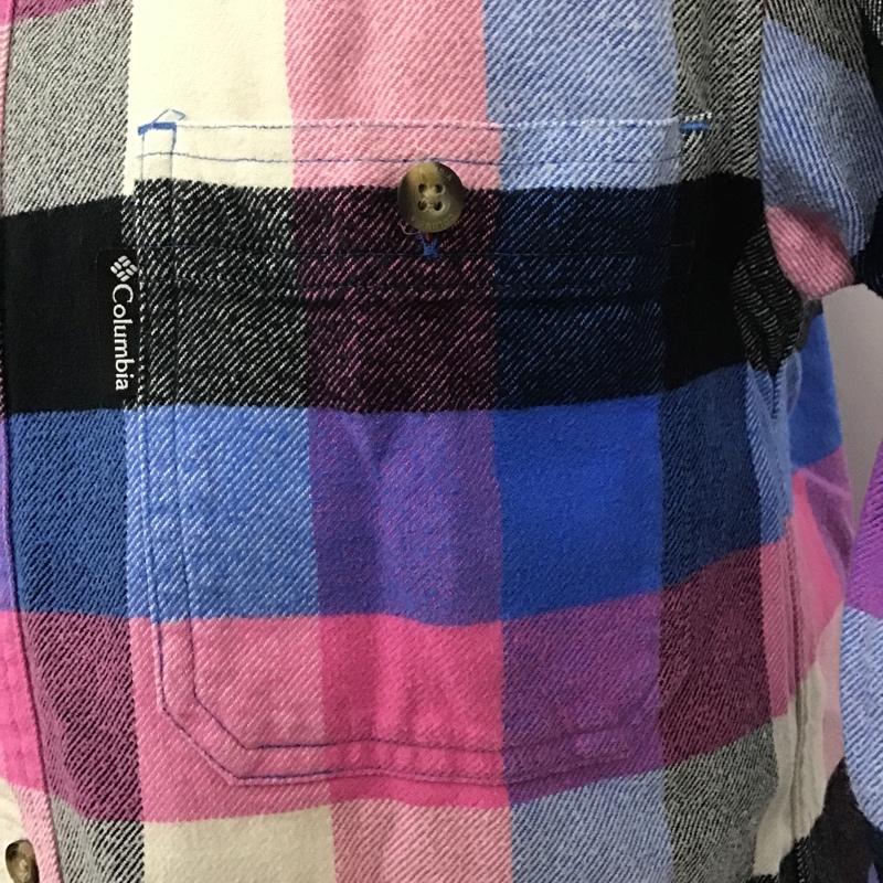 コロンビア Columbia シャツ、ブラウス 長袖 210 PM7705 ネルシャツ 長袖シャツ チェックシャツ フェルトシャツ S チェック マルチカラー / マルチカラー /  メンズ USED 古着 中古 10098039