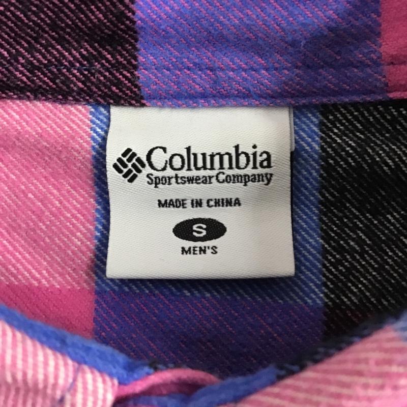 コロンビア Columbia シャツ、ブラウス 長袖 210 PM7705 ネルシャツ 長袖シャツ チェックシャツ フェルトシャツ S チェック マルチカラー / マルチカラー /  メンズ USED 古着 中古 10098039