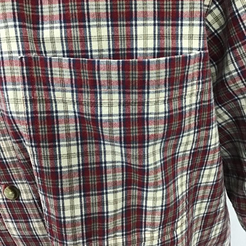 エルエルビーン L.L.Bean シャツ、ブラウス 半袖 半袖シャツ カラーシャツ ボタンダウンシャツ ポケットシャツ チェックシャツ M チェック マルチカラー / マルチカラー /  メンズ USED 古着 中古 10098041