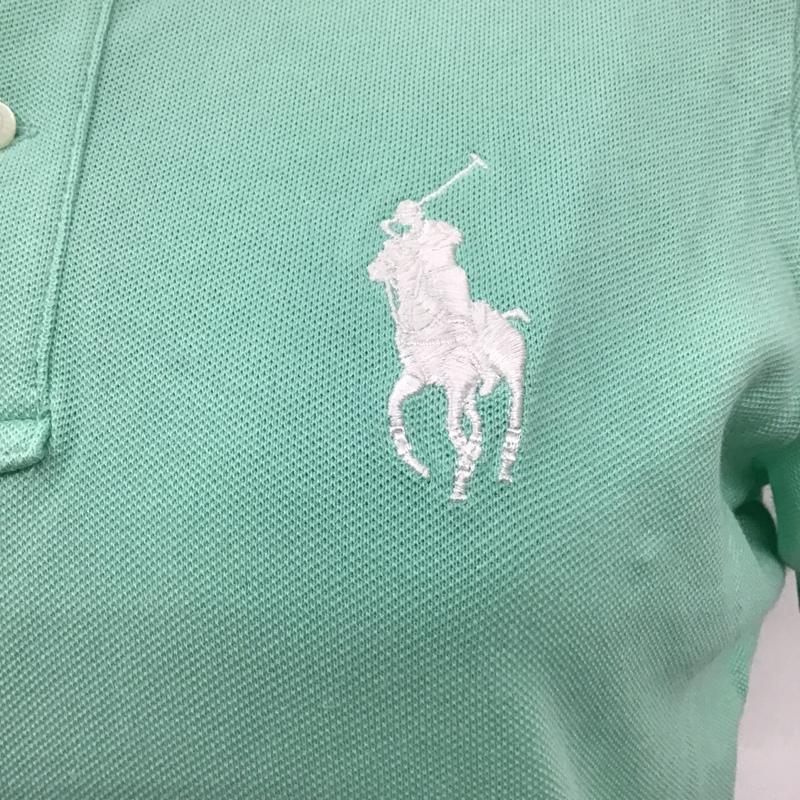 ポロゴルフラルフローレン POLOGOLF ポロシャツ 半袖 XS ワンポイント 薄緑 / ライトグリーン /  レディース USED 古着 中古 10098045