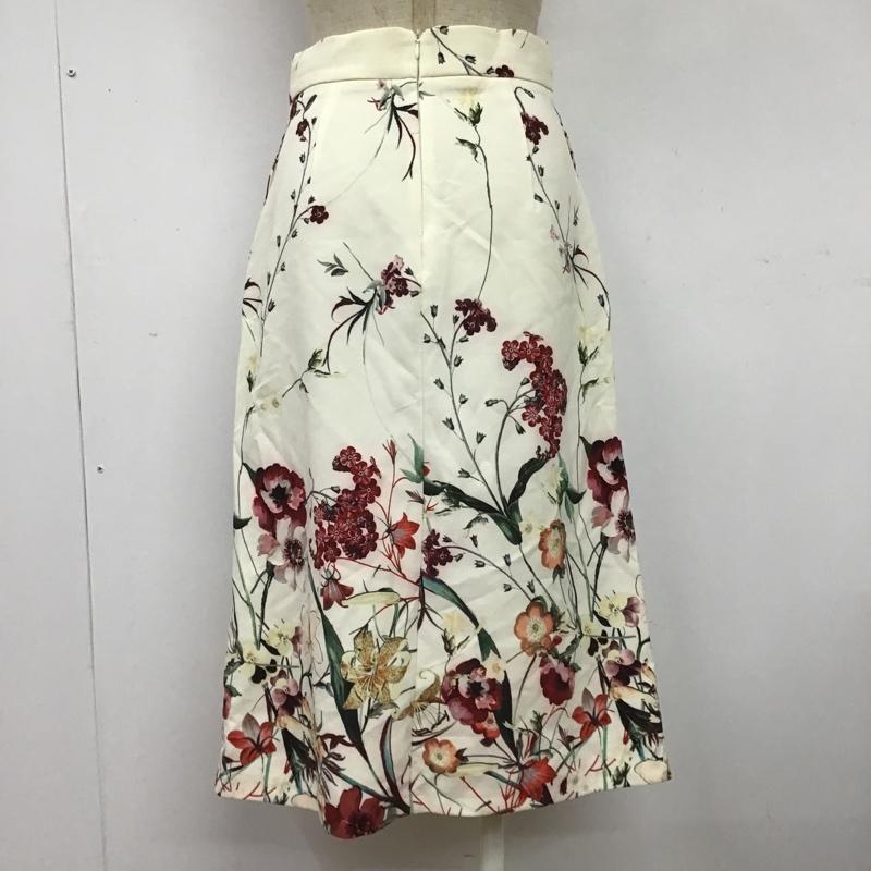 ザラ ZARA スカート ひざ丈スカート 2252 627 251 ボックスプリーツ XS 花柄 マルチカラー / マルチカラー /  レディース USED 古着 中古 10098049