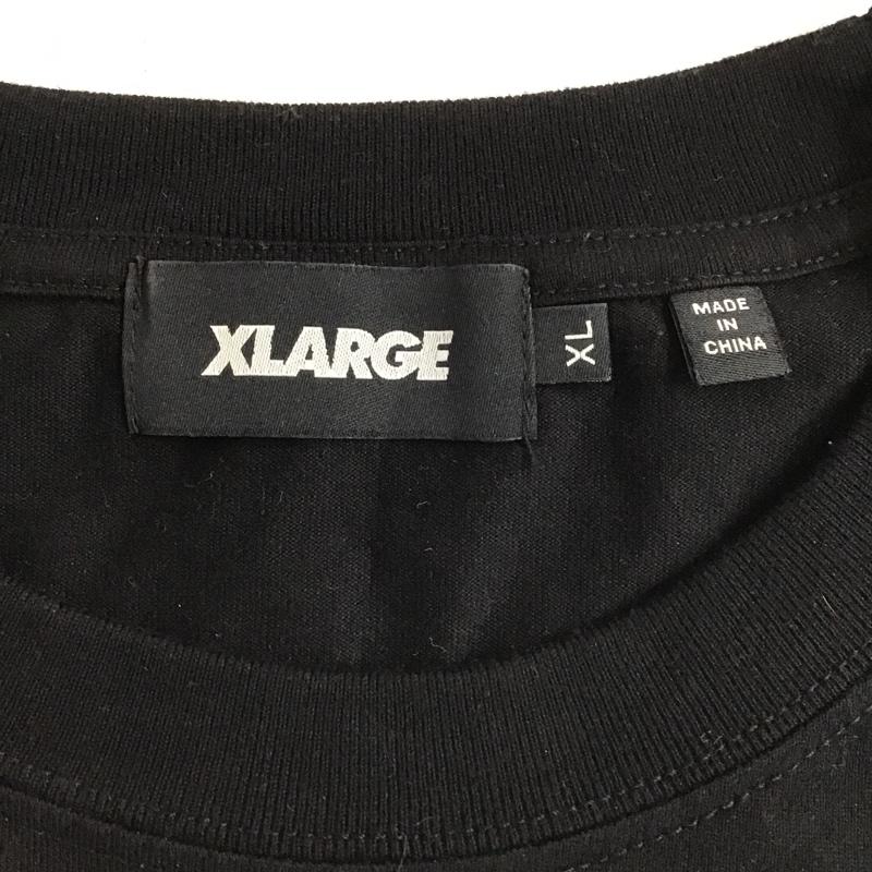 エクストララージ XLARGE Tシャツ 半袖 101229011016 半袖Tシャツ プリントTシャツ 半袖カットソー クルーネックカットソー XL プリント 黒 / ブラック /  メンズ USED 古着 中古 10098050