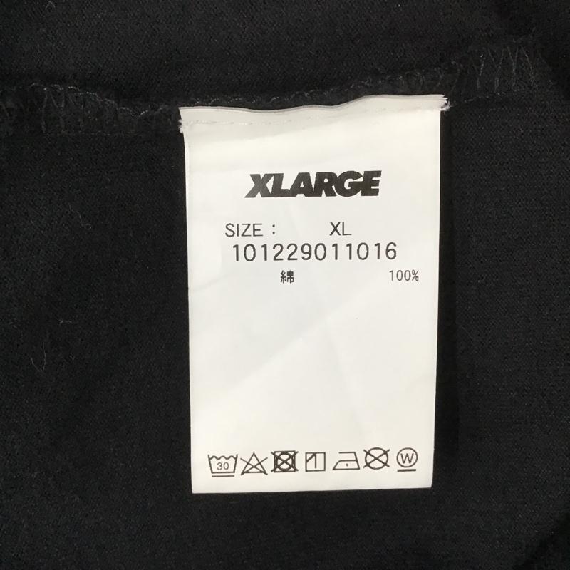 エクストララージ XLARGE Tシャツ 半袖 101229011016 半袖Tシャツ プリントTシャツ 半袖カットソー クルーネックカットソー XL プリント 黒 / ブラック /  メンズ USED 古着 中古 10098050