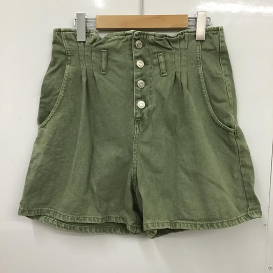 ザラ ZARA パンツ ショートパンツ 4406 153 505 デニム M 無地 カーキ / カーキ /  レディース USED 古着 中古 10098051