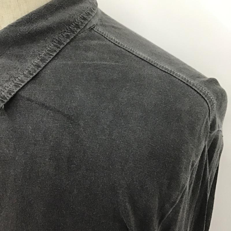 ディーゼル DIESEL シャツ、ブラウス 長袖 長袖シャツ カジュアルシャツ カラーシャツ S ロゴ、文字 黒 / ブラック /  メンズ USED 古着 中古 10098064