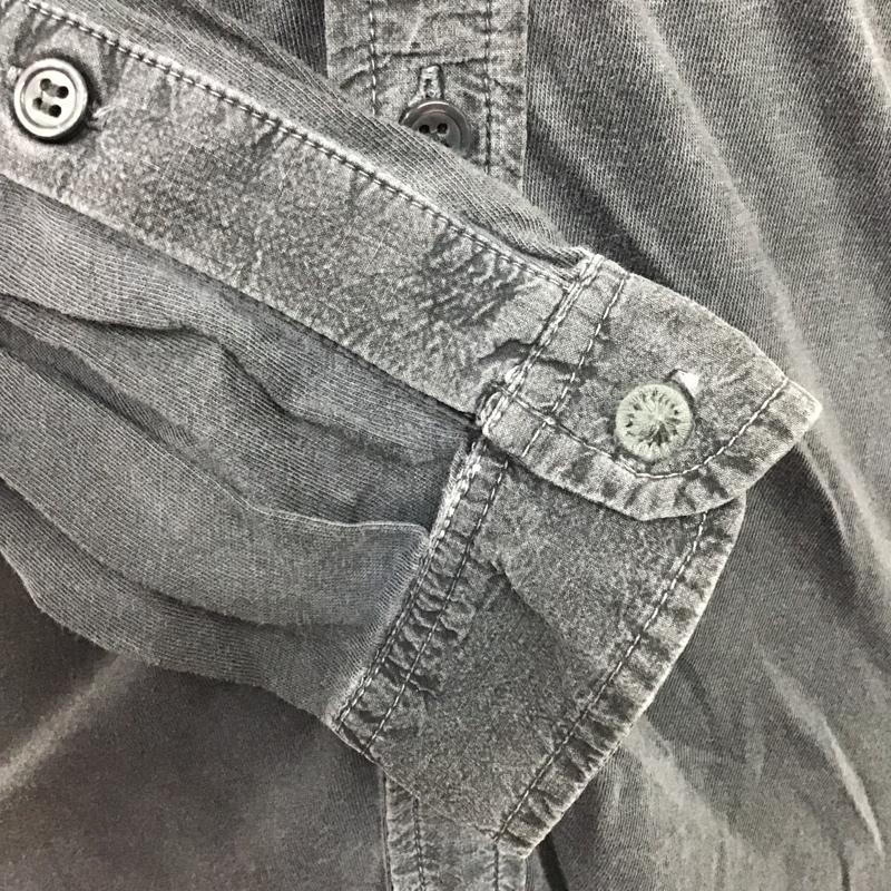 ディーゼル DIESEL シャツ、ブラウス 長袖 長袖シャツ カジュアルシャツ カラーシャツ S ロゴ、文字 黒 / ブラック /  メンズ USED 古着 中古 10098064