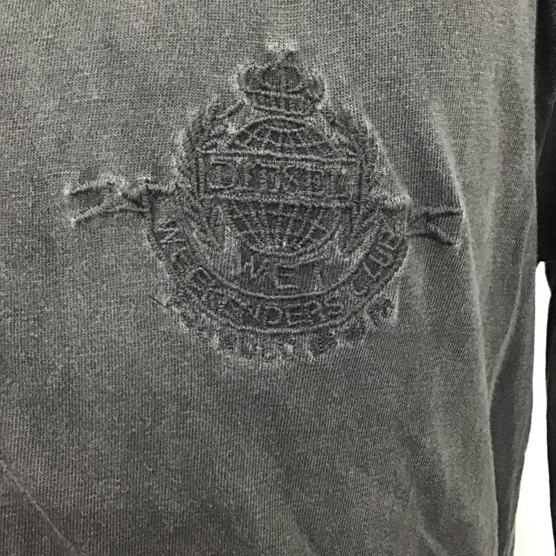 ディーゼル DIESEL シャツ、ブラウス 長袖 長袖シャツ カジュアルシャツ カラーシャツ S ロゴ、文字 黒 / ブラック /  メンズ USED 古着 中古 10098064