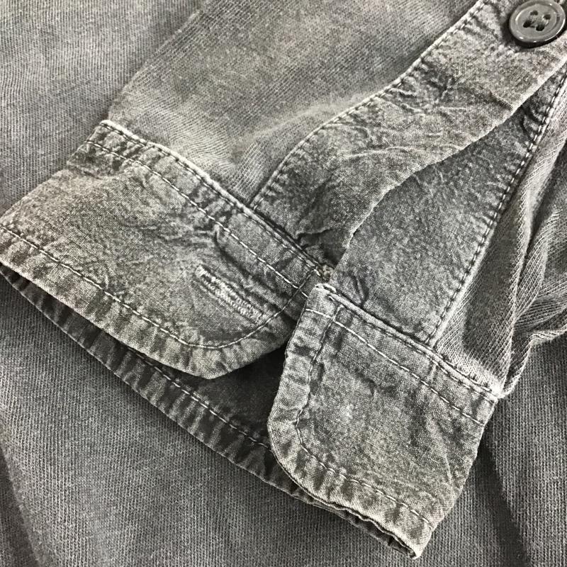 ディーゼル DIESEL シャツ、ブラウス 長袖 長袖シャツ カジュアルシャツ カラーシャツ S ロゴ、文字 黒 / ブラック /  メンズ USED 古着 中古 10098064