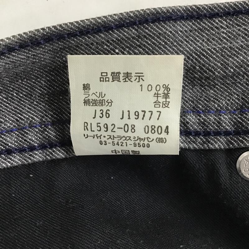 リーバイストラウスアンドコー Levi Strauss & co. パンツ デニム、ジーンズ RL592-08 デニムパンツ カジュアルパンツ ストレートパンツ 29インチ 無地 灰 / グレー /  メンズ USED 古着 中古 10098068