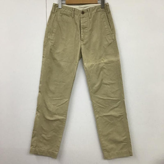 フラットヘッド FLATHEAD パンツ チノパン チノパン カジュアルパンツ ストレートパンツ スリムパンツ 29インチ 無地 ベージュ / ベージュ /  メンズ USED 古着 中古 10098070