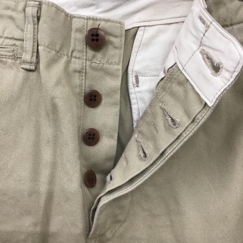 フラットヘッド FLATHEAD パンツ チノパン チノパン カジュアルパンツ ストレートパンツ スリムパンツ 29インチ 無地 ベージュ / ベージュ /  メンズ USED 古着 中古 10098070