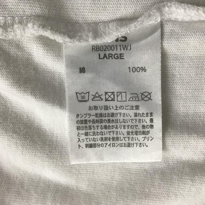 バンズ VANS Tシャツ 半袖 半袖カットソー プリントTシャツ クルーネックカットソー L ロゴ、文字 白 / ホワイト /  メンズ USED 古着 中古 10098074