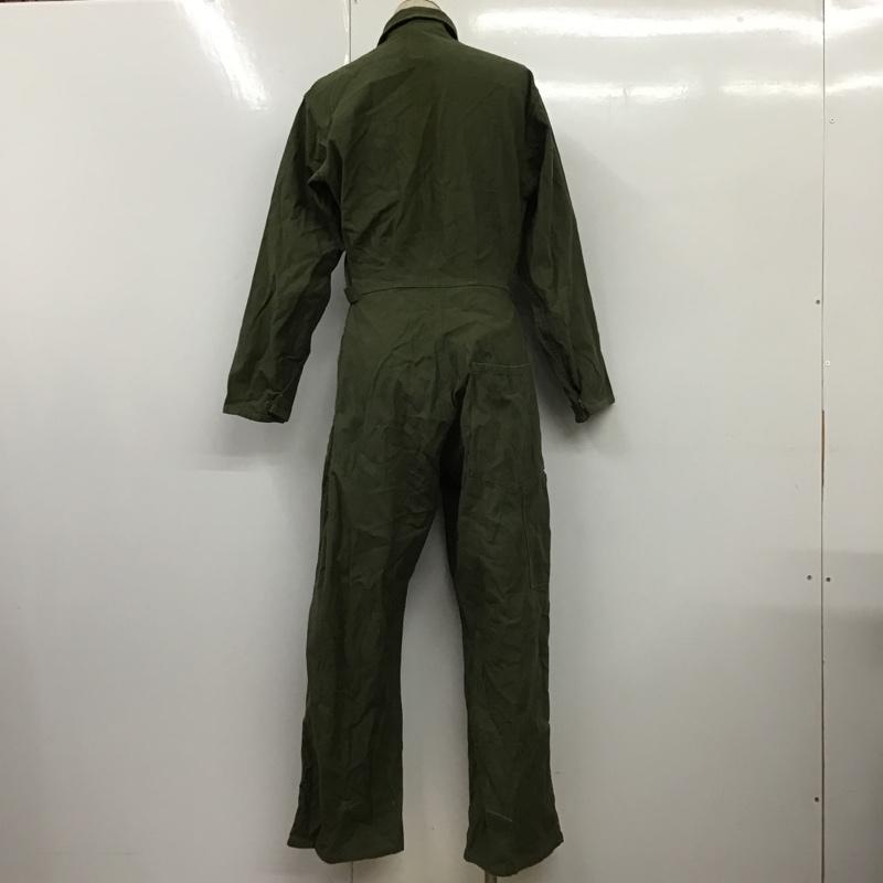 古着 USED ワンピース・ドレス・オールインワン ワンピース・ドレス・オールインワン オールインワン ミリタリー M 無地 カーキ / カーキ /  メンズ USED 古着 中古 10098075