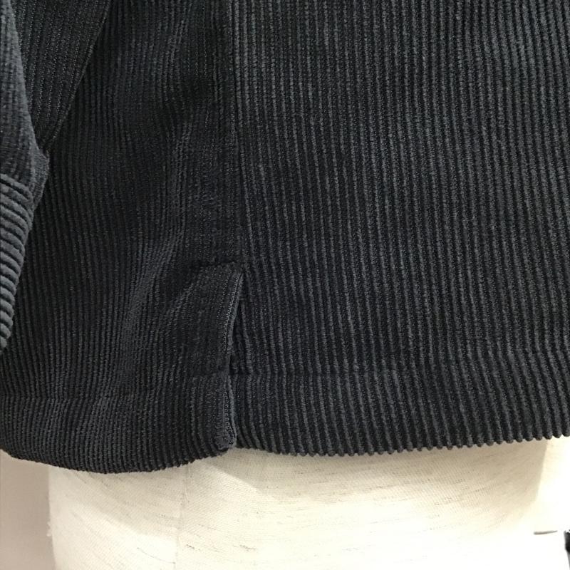 ナノユニバース nano・universe シャツ、ブラウス 長袖 674-1220013 リラックスコーデュロイシャツ S 無地 黒 / ブラック /  メンズ USED 古着 中古 10098085