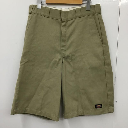ディッキーズ Dickies パンツ ショートパンツ ワークショーツ 42286KH 32 ロゴ、文字 ベージュ / ベージュ /  メンズ USED 古着 中古 10098108