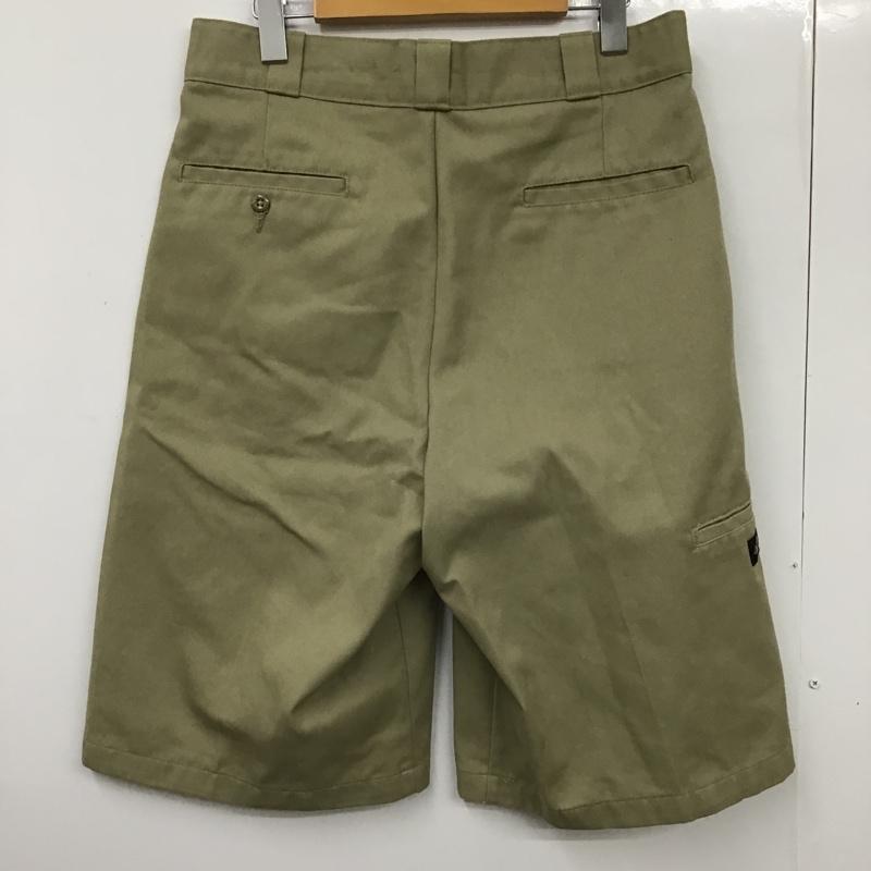 ディッキーズ Dickies パンツ ショートパンツ ワークショーツ 42286KH 32 ロゴ、文字 ベージュ / ベージュ /  メンズ USED 古着 中古 10098108