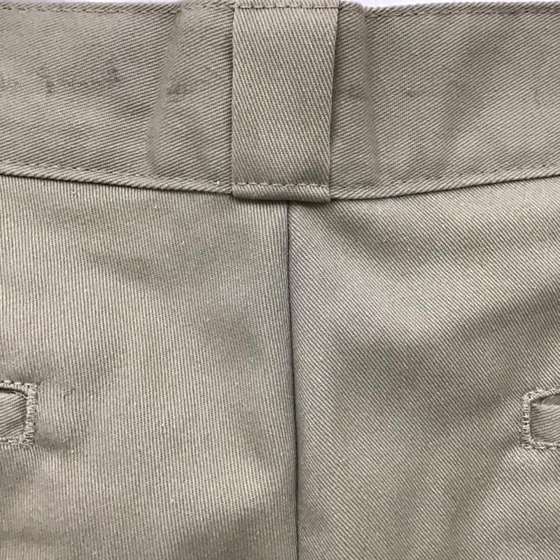 ディッキーズ Dickies パンツ ショートパンツ ワークショーツ 42286KH 32 ロゴ、文字 ベージュ / ベージュ /  メンズ USED 古着 中古 10098108