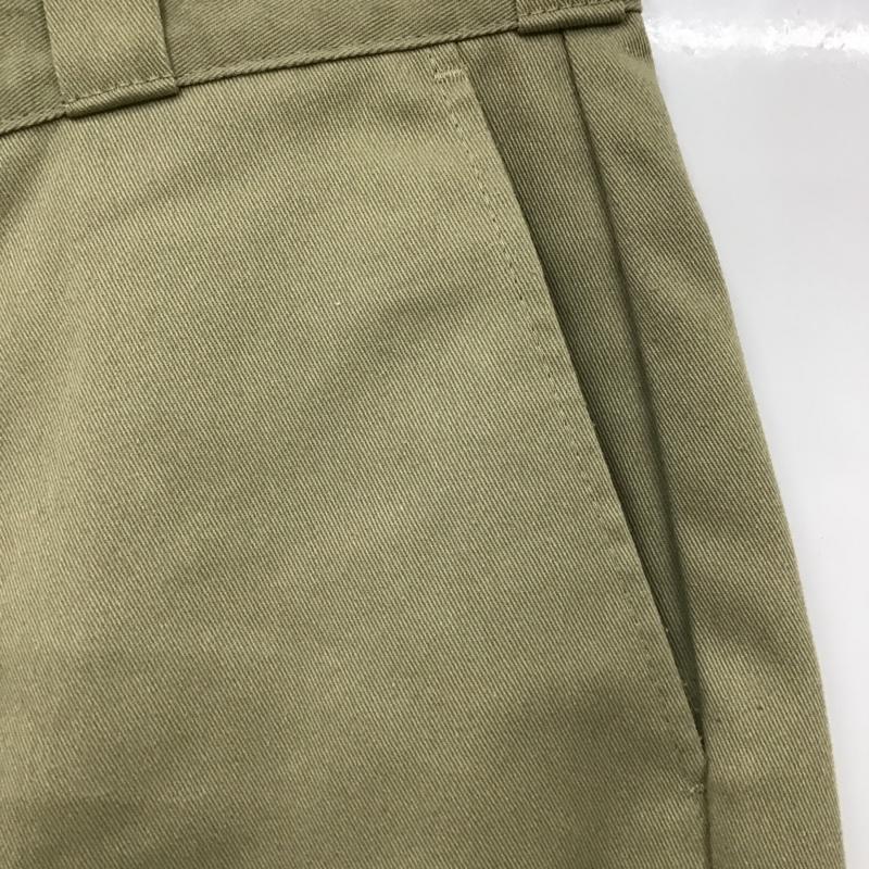 ディッキーズ Dickies パンツ ショートパンツ ワークショーツ 42286KH 32 ロゴ、文字 ベージュ / ベージュ /  メンズ USED 古着 中古 10098108
