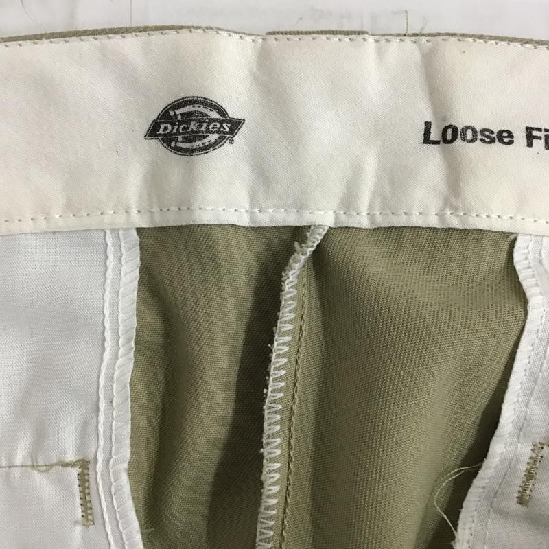 ディッキーズ Dickies パンツ ショートパンツ ワークショーツ 42286KH 32 ロゴ、文字 ベージュ / ベージュ /  メンズ USED 古着 中古 10098108