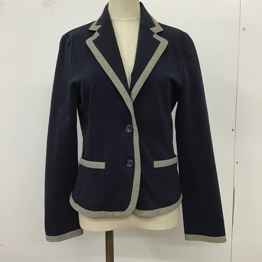トミーヒルフィガー TOMMY HILFIGER ジャケット、上着 ジャケット、ブレザー カジュアルジャケット カラージャケット ポケットジャケット M 無地 紺 / ネイビー /  レディース USED 古着 中古 10098130