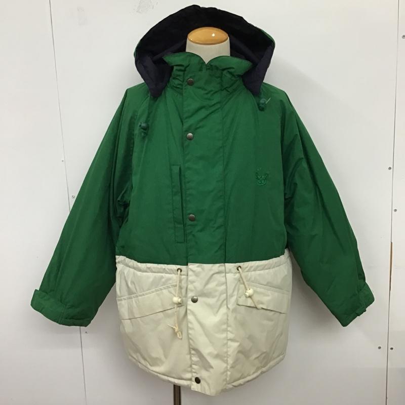 ラストラーダ LA STRADA ジャケット、上着 ジャケット、ブレザー リバーシブル 中綿 M 刺繍 緑 / グリーン / X 白 / ホワイト / X 紺 / ネイビー /  メンズ USED 古着 中古 10098132