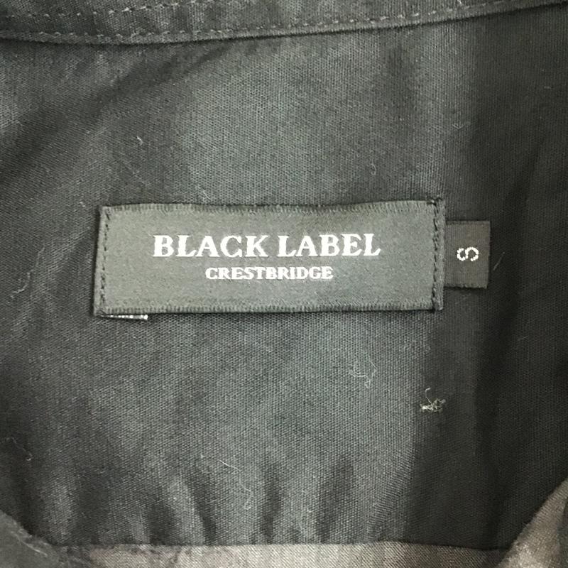 ブラックレーベル・クレストブリッジ BLACK LABEL CRESTBRIDGE シャツ、ブラウス 半袖 51M38-732-09 S チェック 黒 / ブラック / X 白 / ホワイト /  メンズ USED 古着 中古 10098139