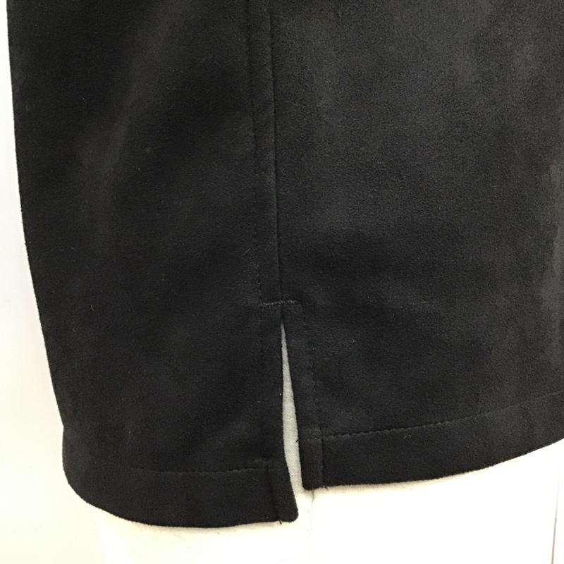 ナノユニバース nano・universe シャツ、ブラウス 長袖 672-0220006 長袖シャツ カジュアルシャツ カラーシャツ ヴェルヴェットシャツ S 無地 黒 / ブラック /  メンズ USED 古着 中古 10098142