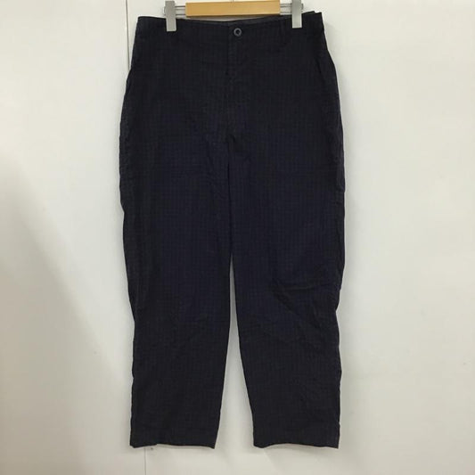 フレッドペリー FRED PERRY パンツ スラックス チェックパンツ カジュアルパンツ スリムパンツ スラックスパンツ L チェック 黒 / ブラック / X 青 / ブルー /  メンズ USED 古着 中古 10098149