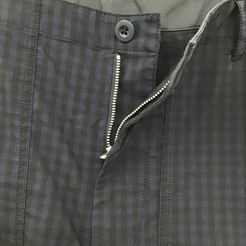 フレッドペリー FRED PERRY パンツ スラックス チェックパンツ カジュアルパンツ スリムパンツ スラックスパンツ L チェック 黒 / ブラック / X 青 / ブルー /  メンズ USED 古着 中古 10098149