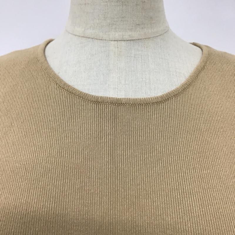 ザラ ZARA ワンピース ロングスカート ノースリーブワンピース ニットワンピース ロングワンピース カジュアルワンピース M 無地 ベージュ / ベージュ /  レディース USED 古着 中古 10098172