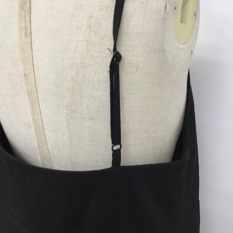 スライ SLY ワンピース ひざ丈スカート 030CAM33-7010 FRONT BUTTON SLIP OP キャミワンピース 1 無地 黒 / ブラック /  レディース USED 古着 中古 10098226