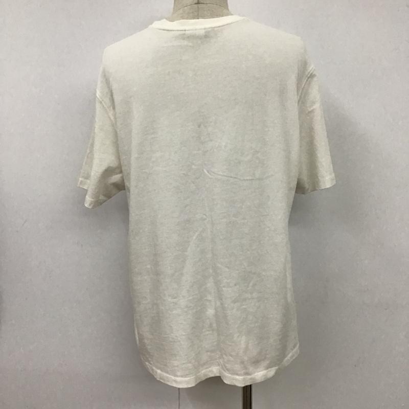 ザラ ZARA Tシャツ 半袖 0526 305 052 クルーネック 刺繍 XL ロゴ、文字 白 / ホワイト /  メンズ USED 古着 中古 10098228