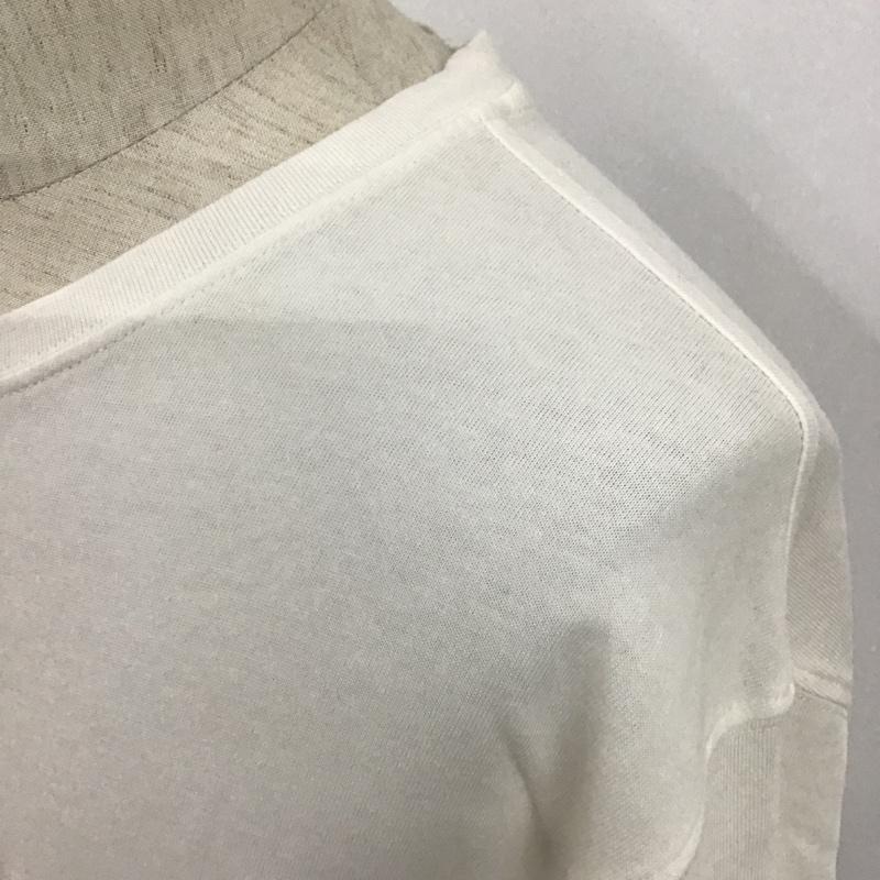 ザラ ZARA Tシャツ 半袖 0526 305 052 クルーネック 刺繍 XL ロゴ、文字 白 / ホワイト /  メンズ USED 古着 中古 10098228