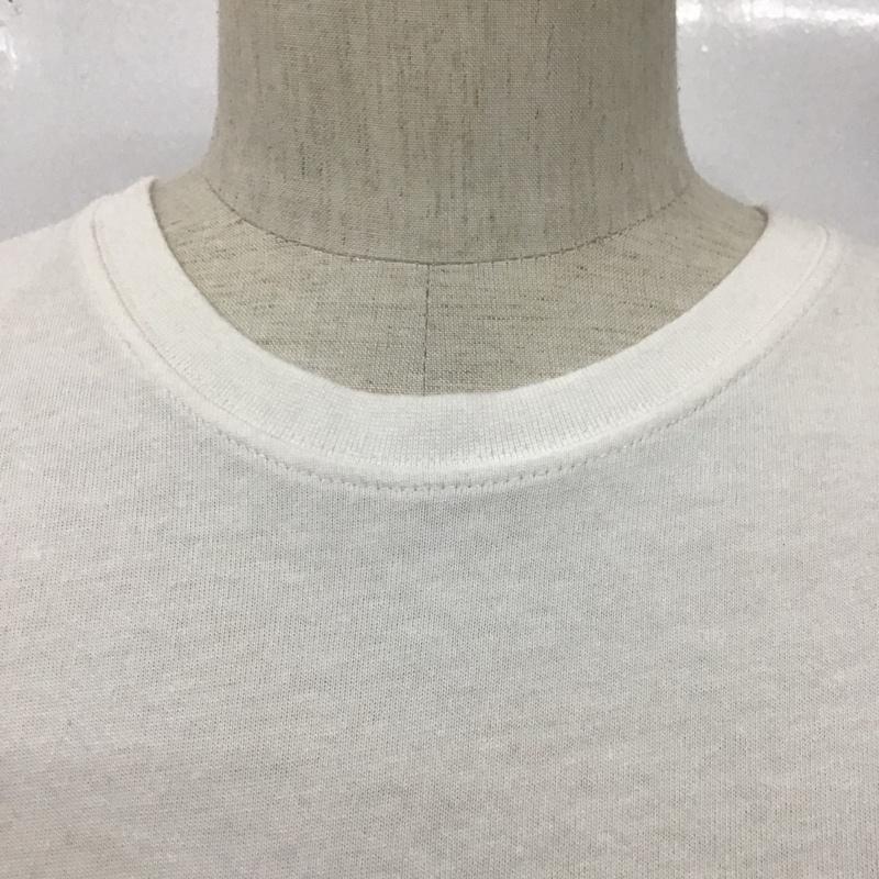 ザラ ZARA Tシャツ 半袖 0526 305 052 クルーネック 刺繍 XL ロゴ、文字 白 / ホワイト /  メンズ USED 古着 中古 10098228